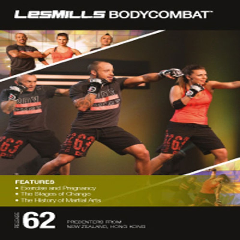 BODYCOMBAT 62 DVD, CD,& Choreo Notes BODY COMBAT 62